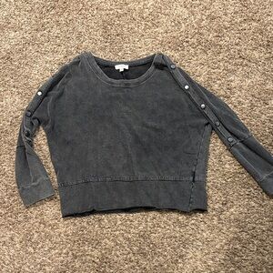 Umgee Dark Gray Knit Top